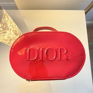 Dior Glossy Red Cosmetic Case